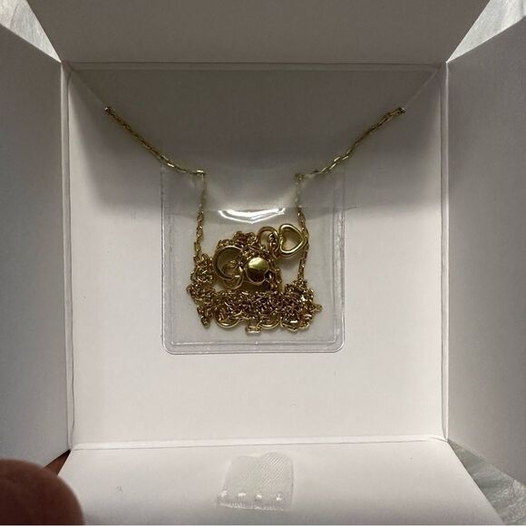 Kate Spade New York Lucky Charm Mother of Pearl Evil Eye Protection Necklace - Picture 7 of 8